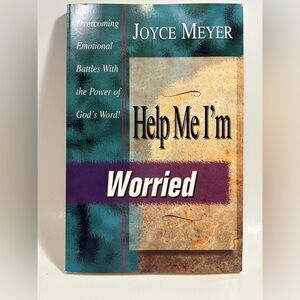 Lot of 3 Joyce Meyer: Help Me: Help Me! I'm Depressed, Worried (1999, Paperback)